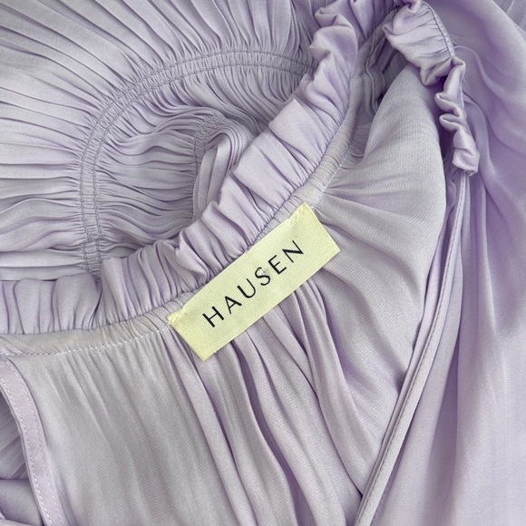 Lavender Mini Dress with Ruffles Medium - Picture 2 of 2